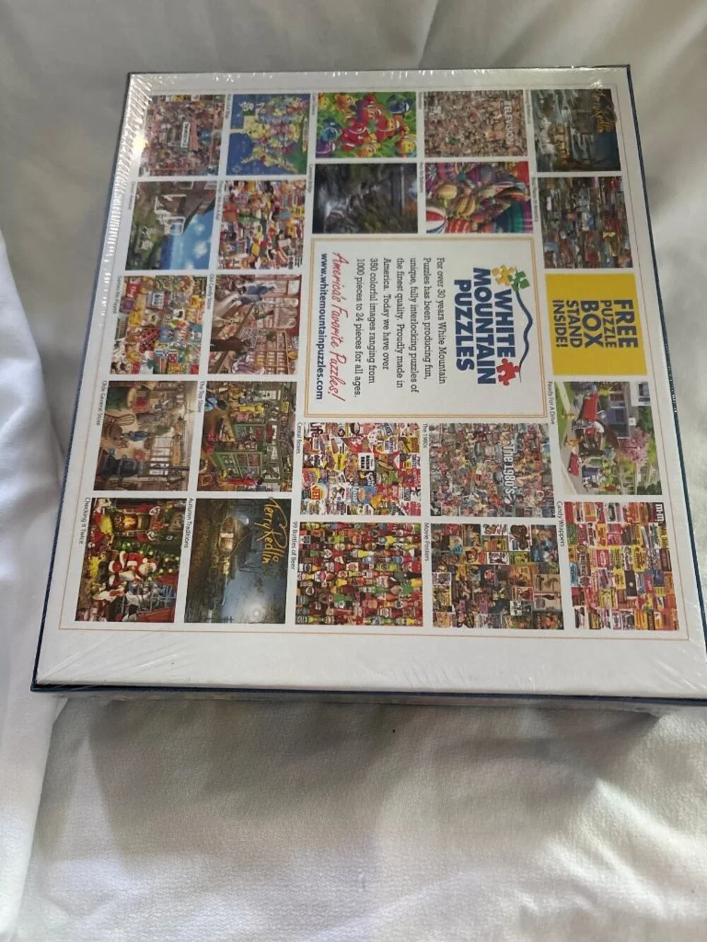 White Mountain Antique Toys 1000-Piece Jigsaw Larger Piece Puzzle By Jim Wallace